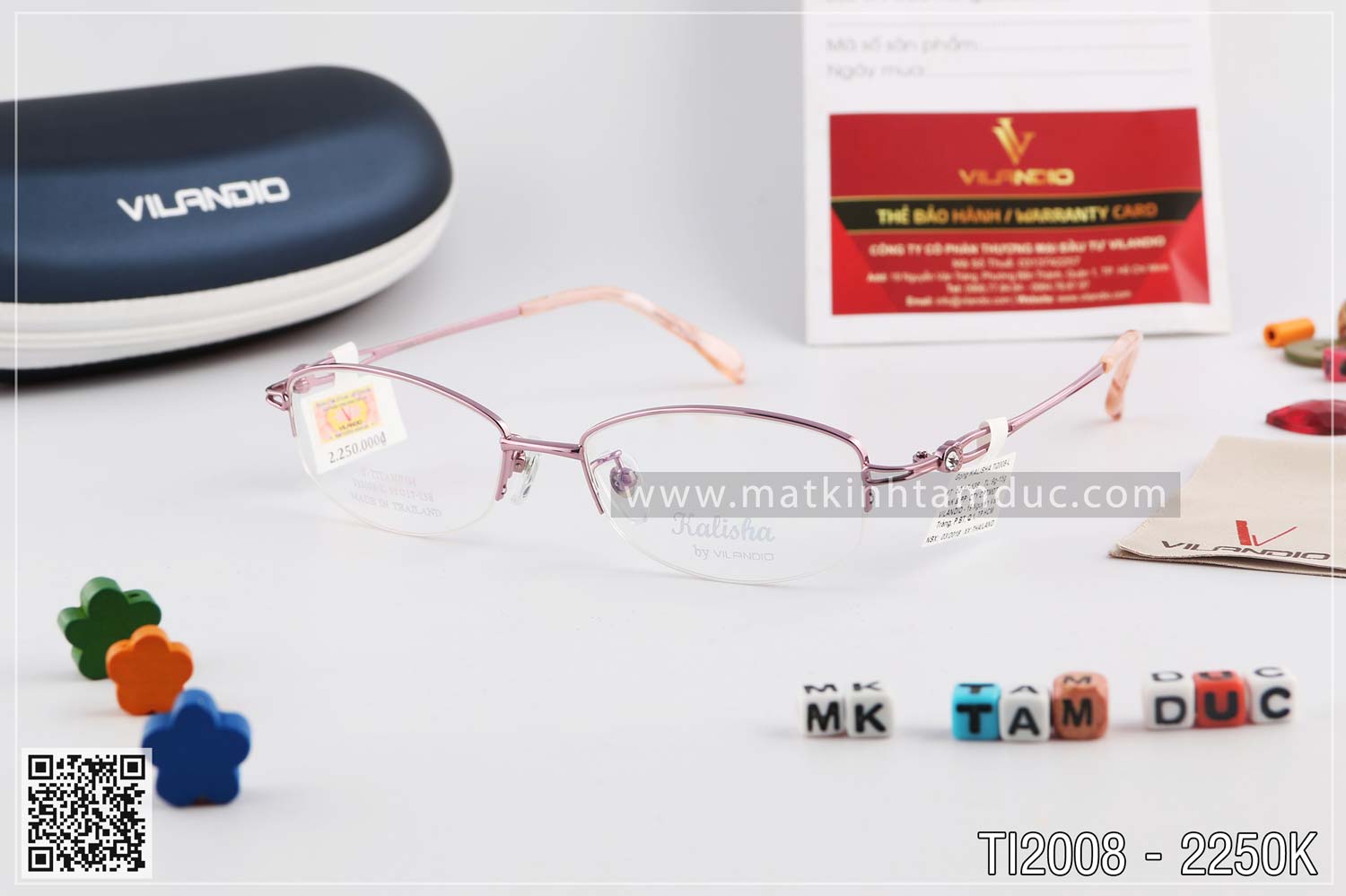 Gọng kính KALISHA TI2008 - Ảnh 3