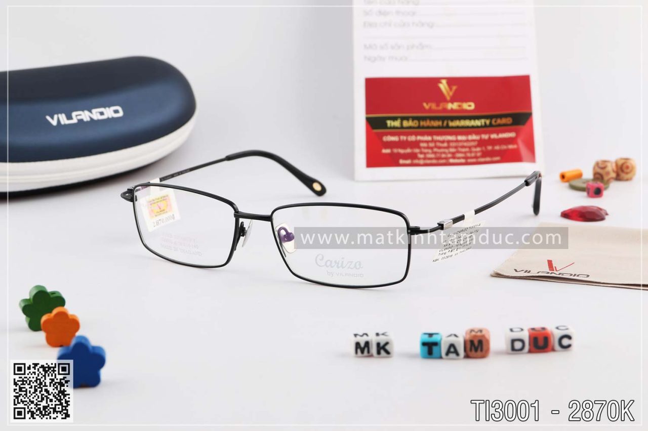 Gọng kính CARIZO TI3001 - Ảnh 2