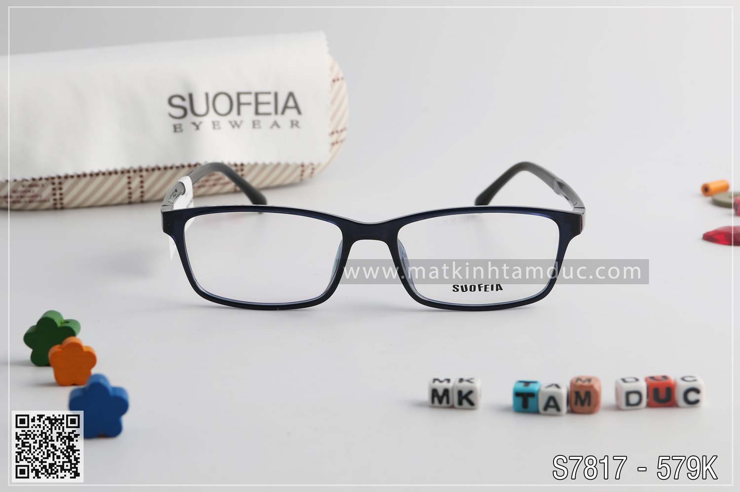 Gọng kính SUOFEIA S7817 - Ảnh 4