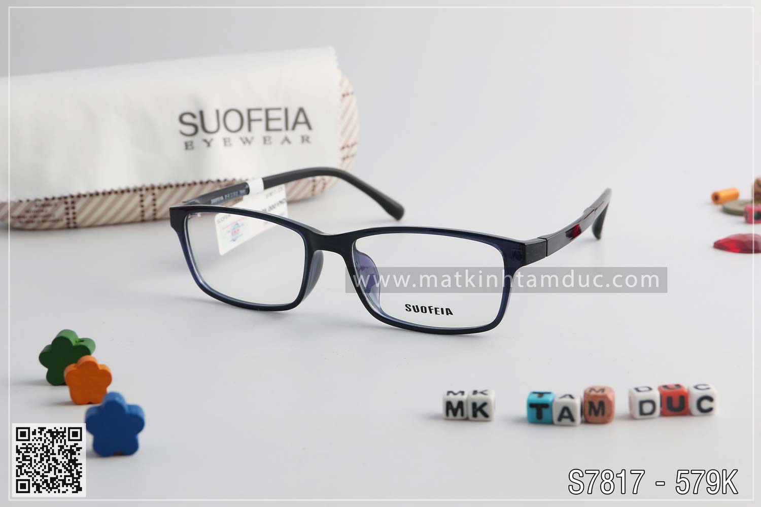 Gọng kính SUOFEIA S7817 - Ảnh 3