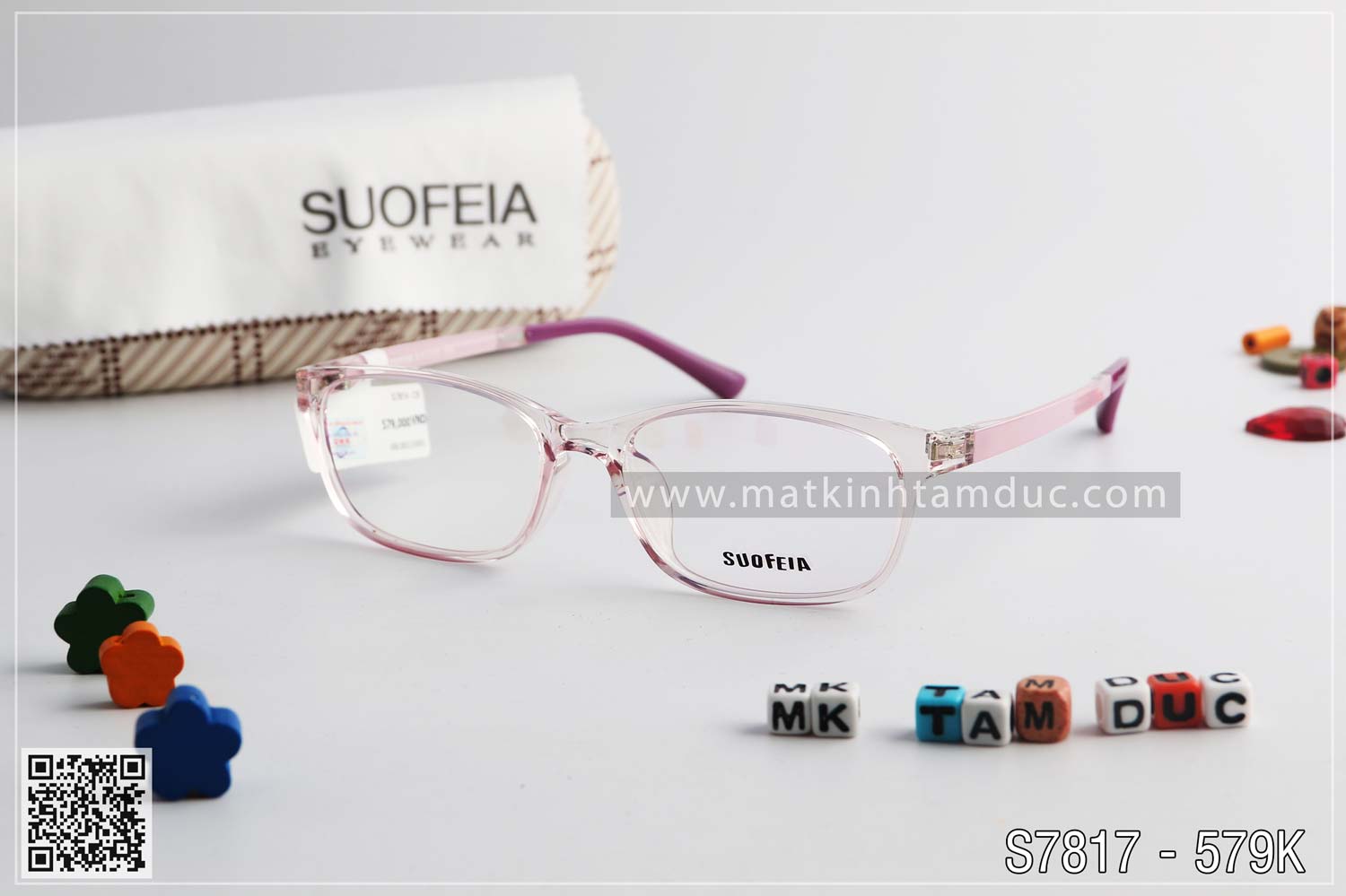 Gọng kính SUOFEIA S7817 - Ảnh 1
