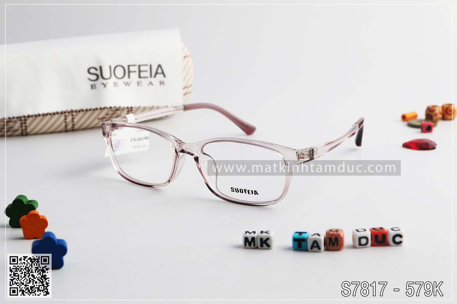 Gọng kính SUOFEIA S7817 - Ảnh 2