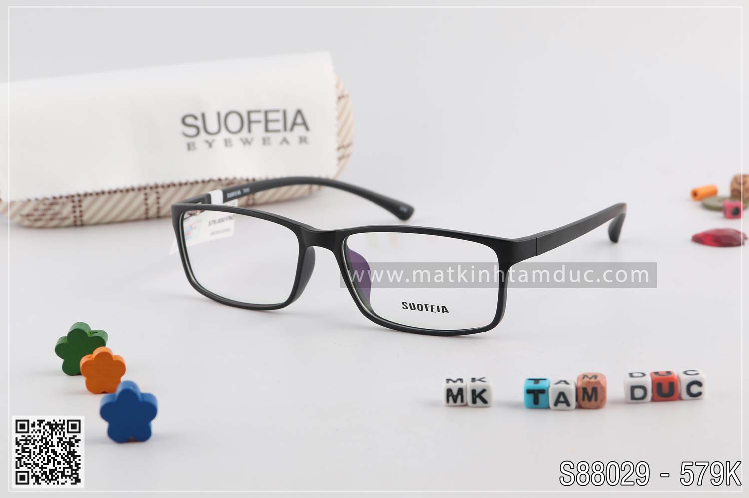 Gọng kính SUOFEIA S88029 - Ảnh 4