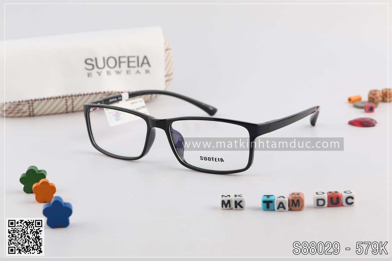 Gọng kính SUOFEIA S88029 - Ảnh 3