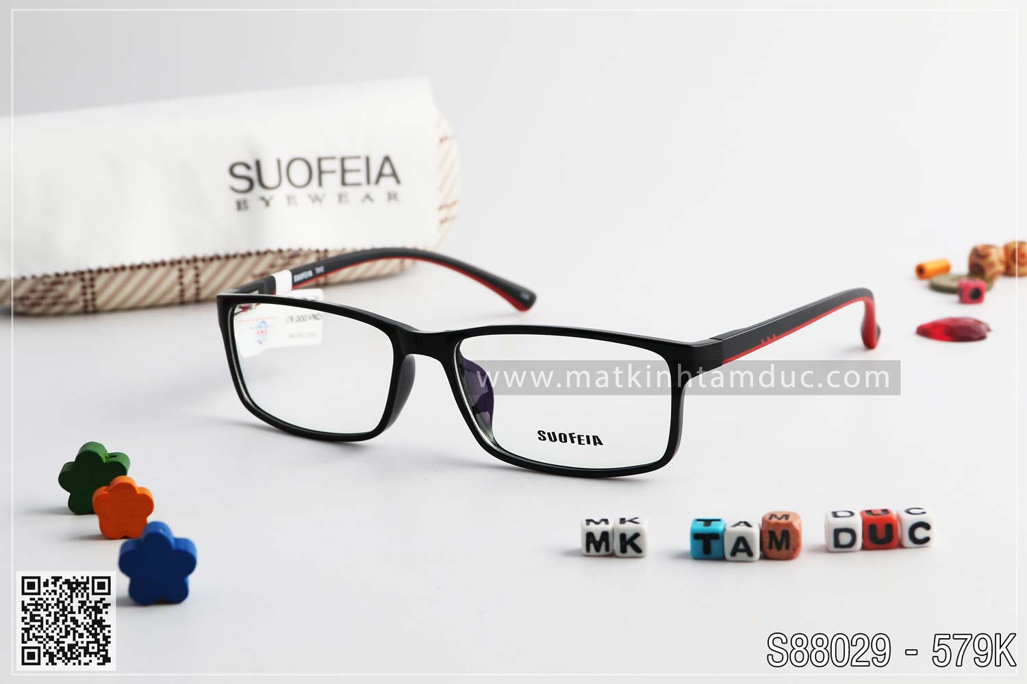 Gọng kính SUOFEIA S88029 - Ảnh 2