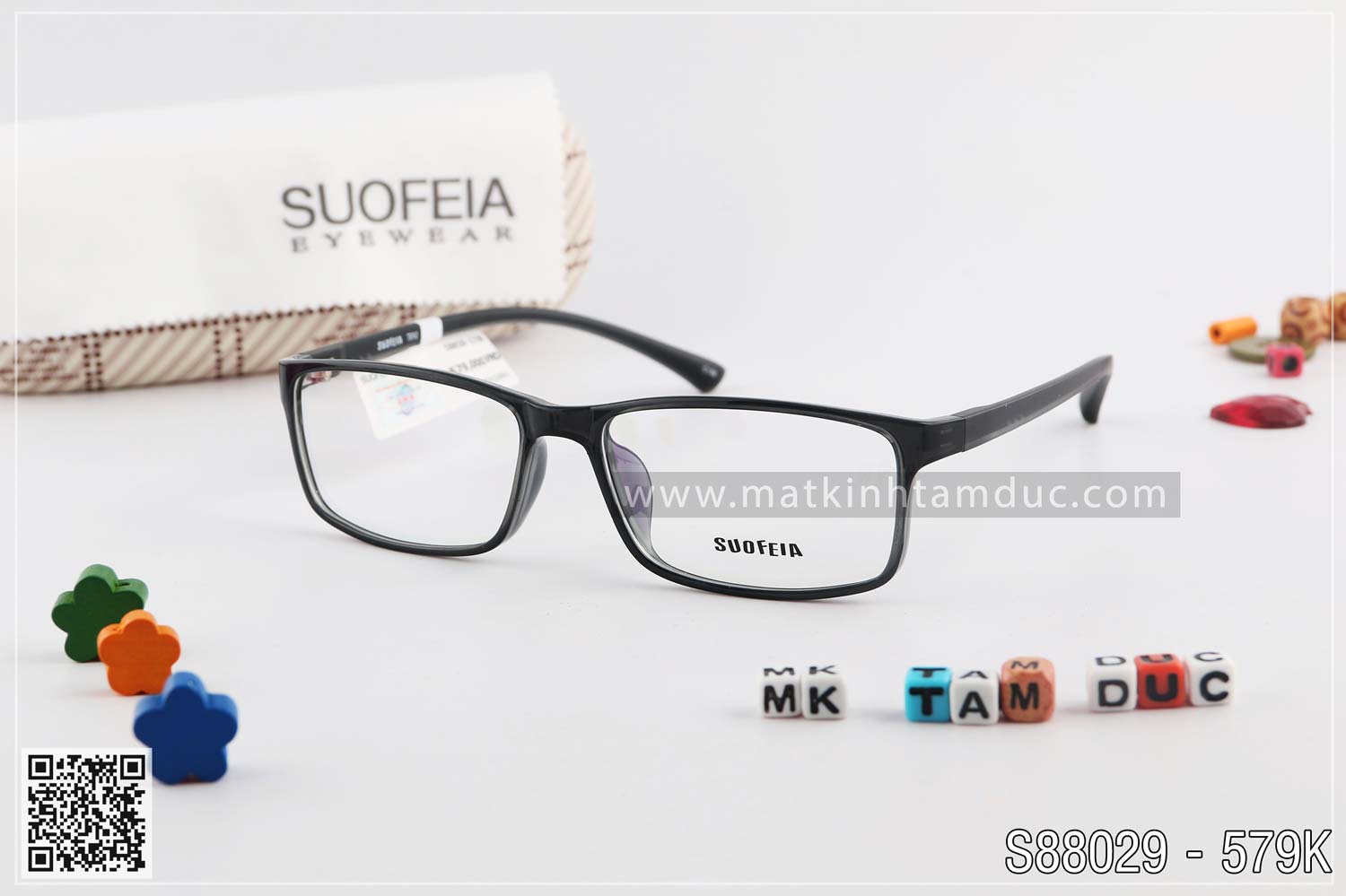 Gọng kính SUOFEIA S88029 - Ảnh 1