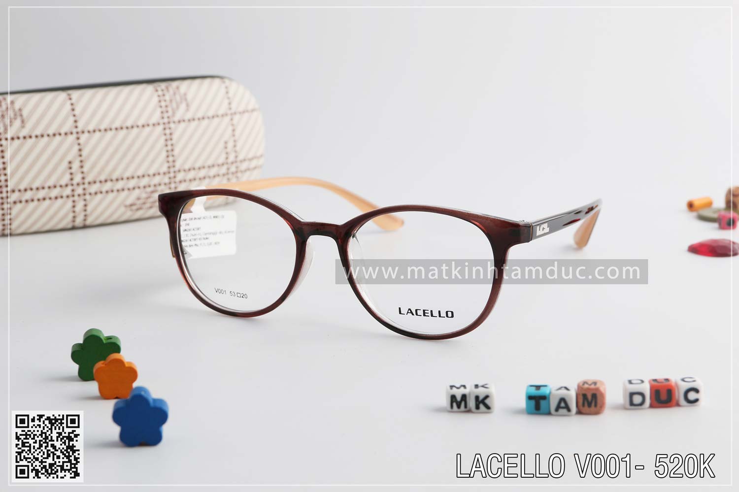 Gọng kính LACELLO V001 - Ảnh 6