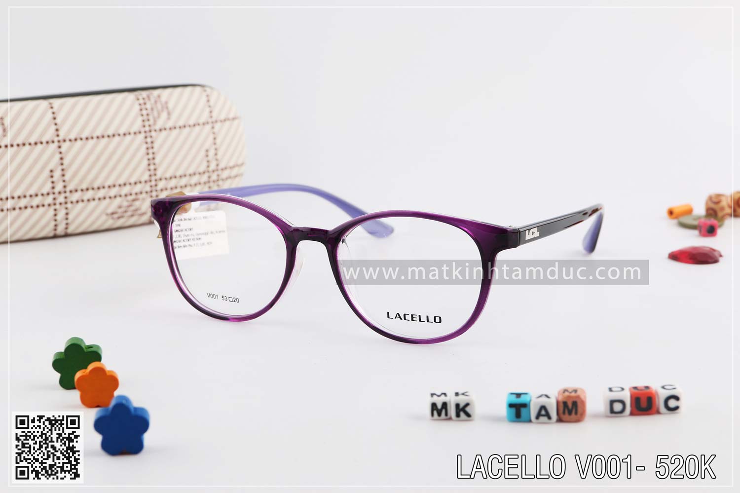 Gọng kính LACELLO V001 - Ảnh 4