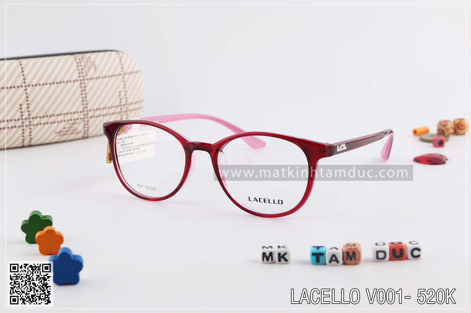 Gọng kính LACELLO V001 - Ảnh 1