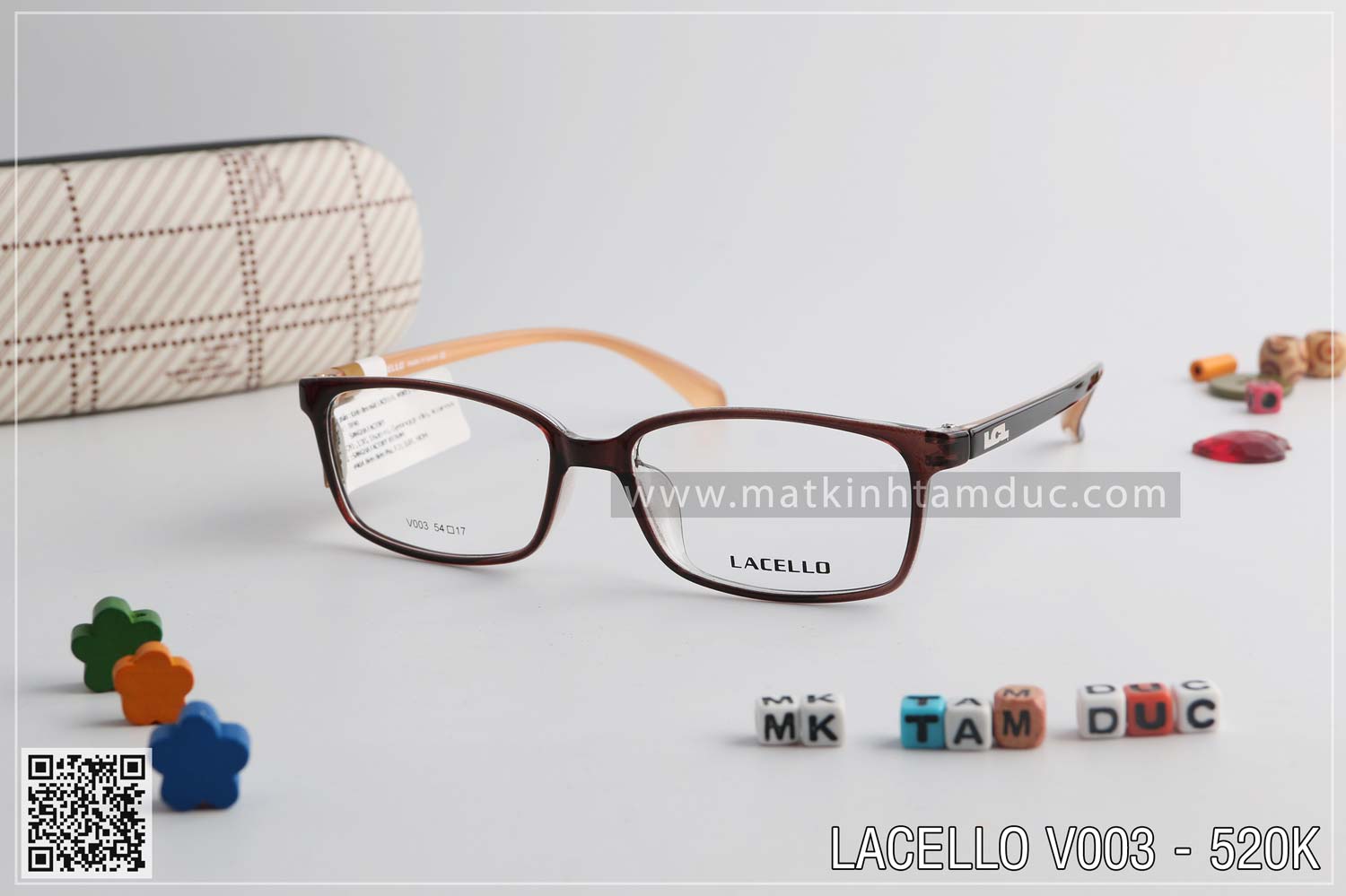 Gọng kính LACELLO V003 - Ảnh 1