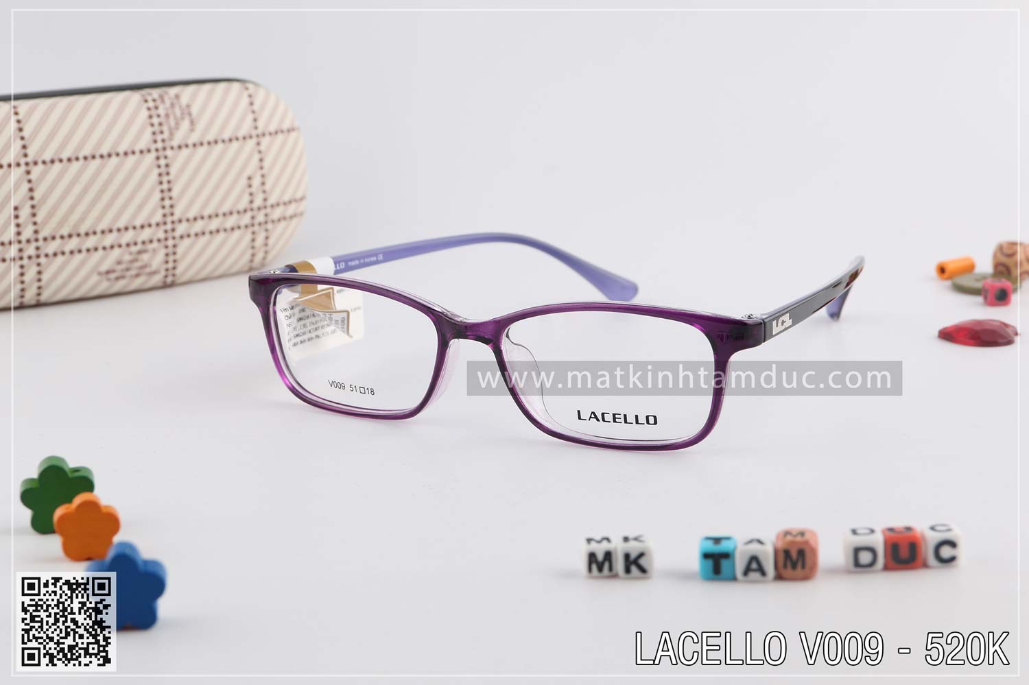 Gọng kính LACELLO V009 - Ảnh 6