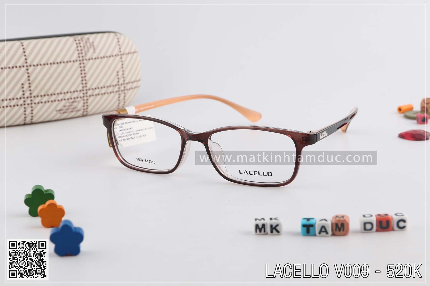 Gọng kính LACELLO V009 - Ảnh 3