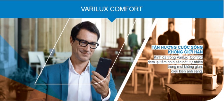 Kính đa tròng Essilor Varilux Comfort Max Váng Phủ Crizal Rock - Ảnh 16