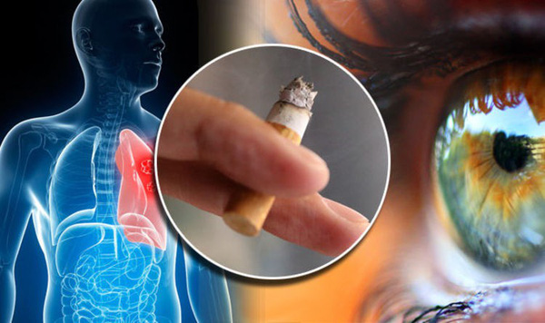 dấu hiệu của mắt khi hút thuốc quá nhiều và các bệnh liên quan về gan