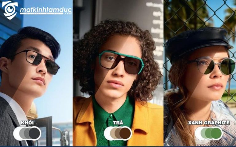 Tròng kính đổi màu Essilor Transitions Classic (Khói/Trà ) - Ảnh 12