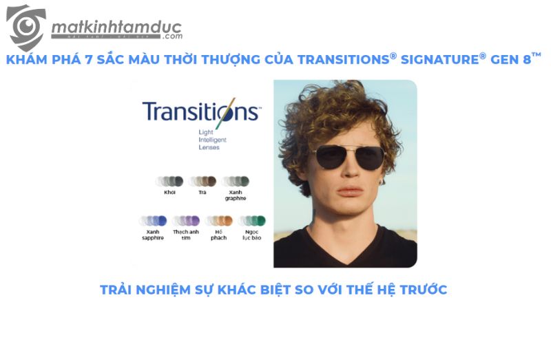 Tròng kính đổi màu Essilor Transitions Gen 8 - MAX AZ - Ảnh 10