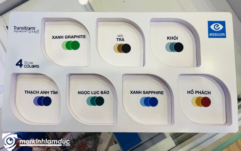 Tròng kính đổi màu Essilor Transitions Gen 8 - MAX AZ - Ảnh 13