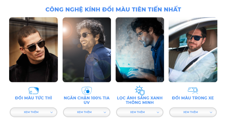 Tròng kính đổi màu Essilor Transitions Classic (Khói/Trà ) - Ảnh 16