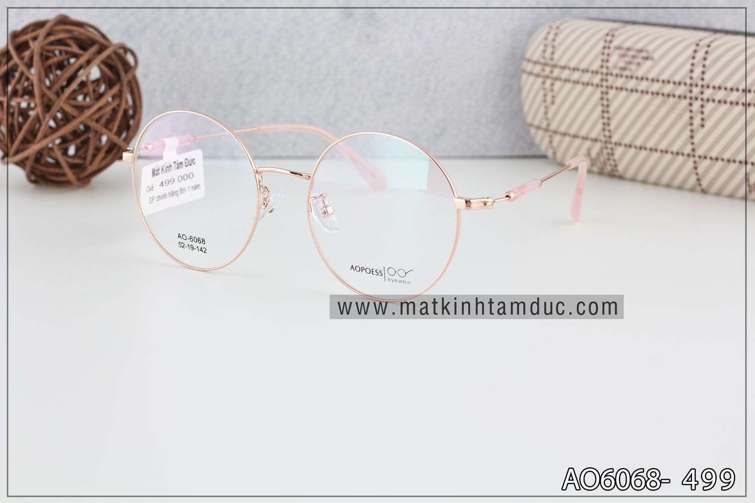 Gọng kính Aopoess 6068 - Ảnh 5