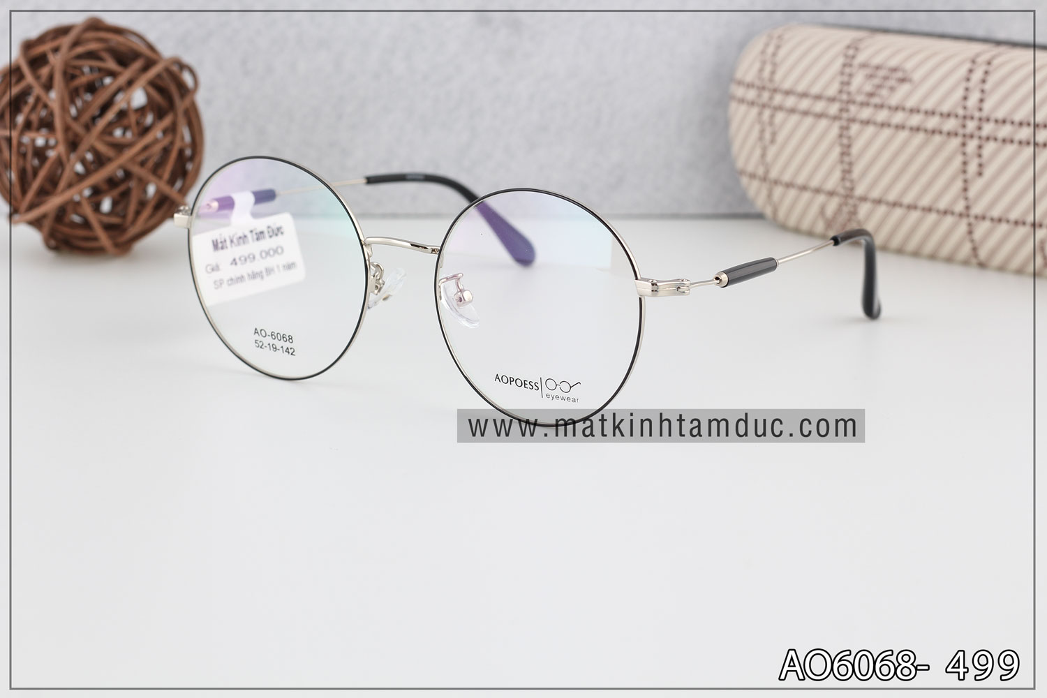 Gọng kính Aopoess 6068 - Ảnh 4