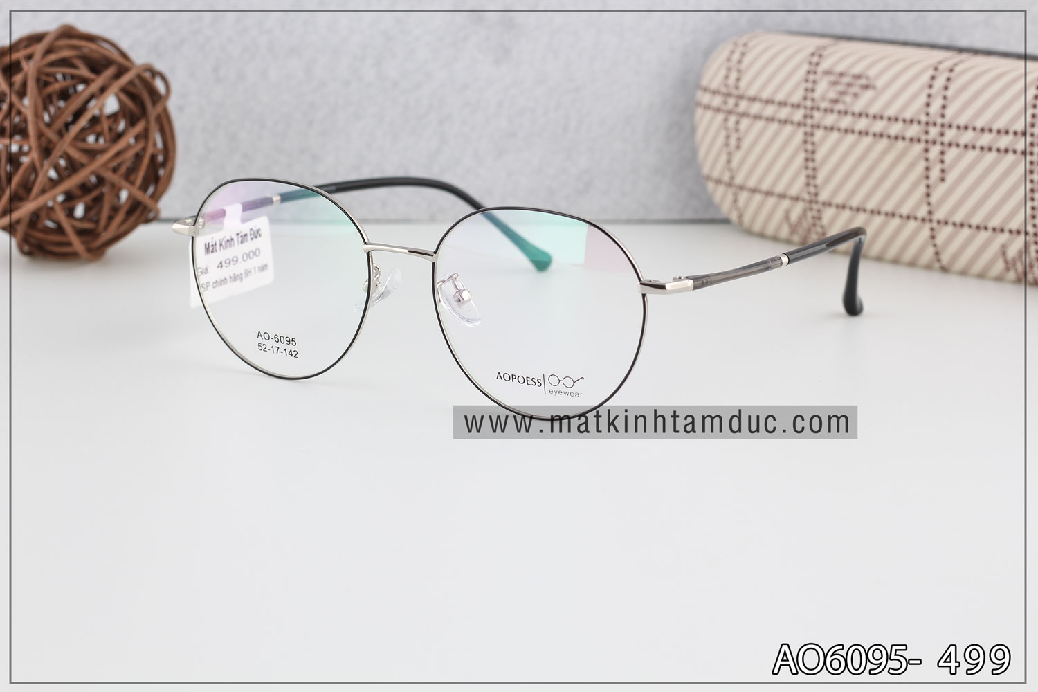 Gọng kính Aopoess 6095 - Ảnh 3