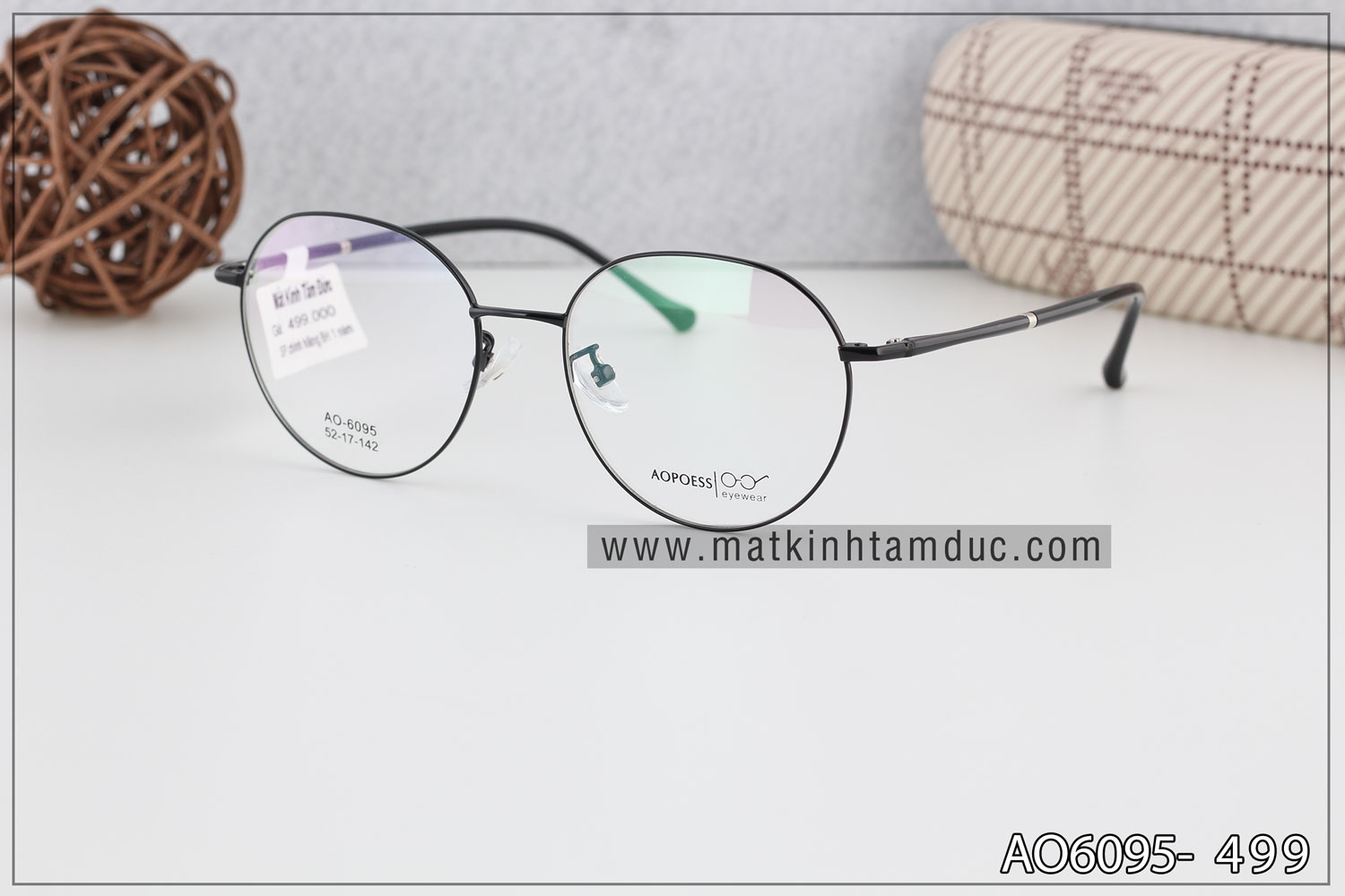 Gọng kính Aopoess 6095 - Ảnh 5