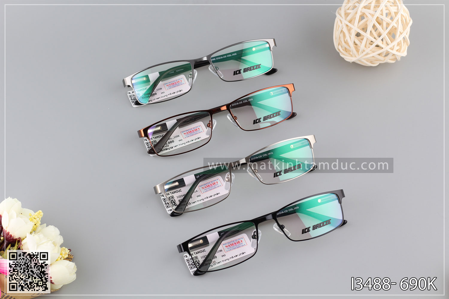 Gọng kính ICE BREEZE 3488 - Ảnh 5