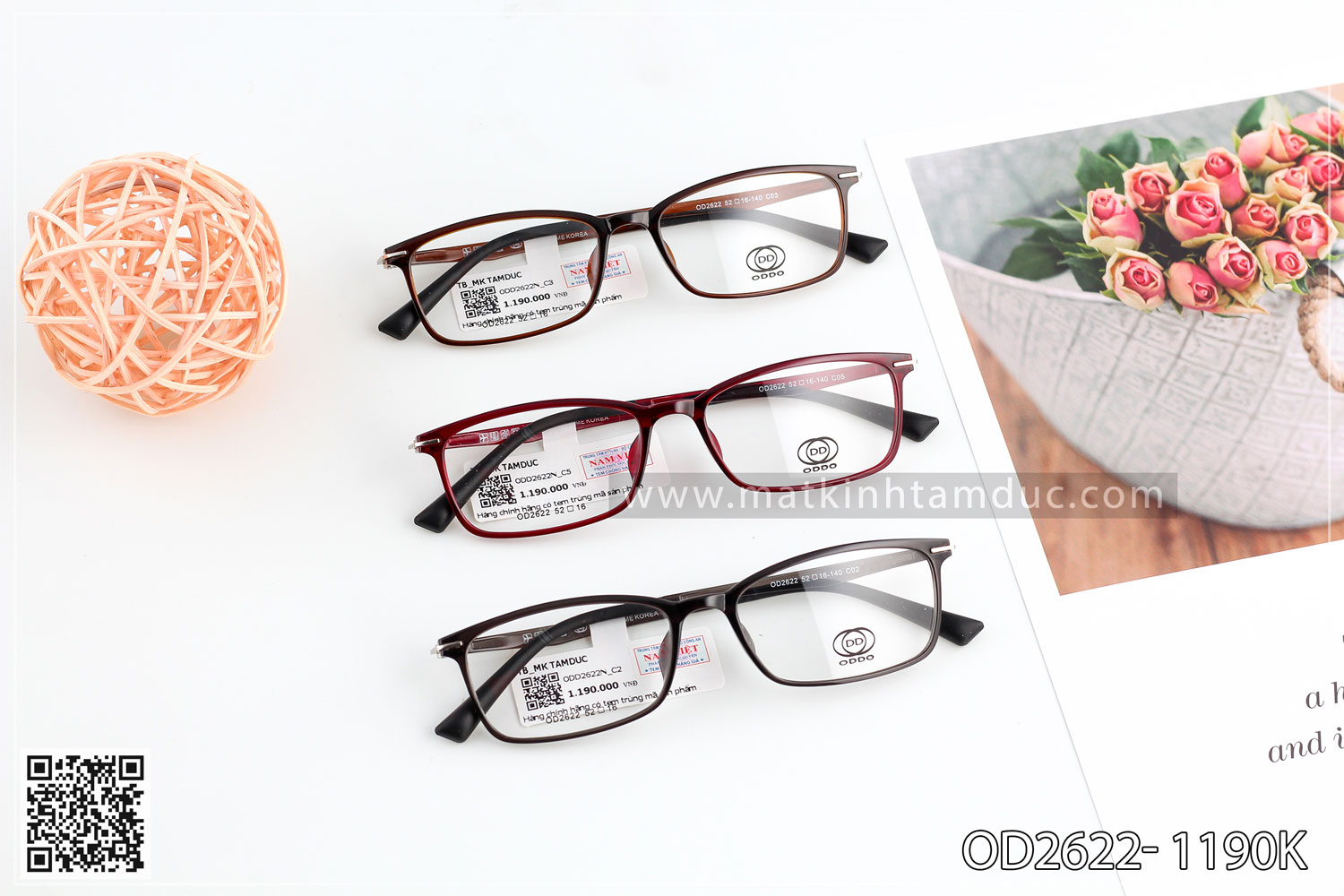 Gọng kính ODDO 2622 - Ảnh 3