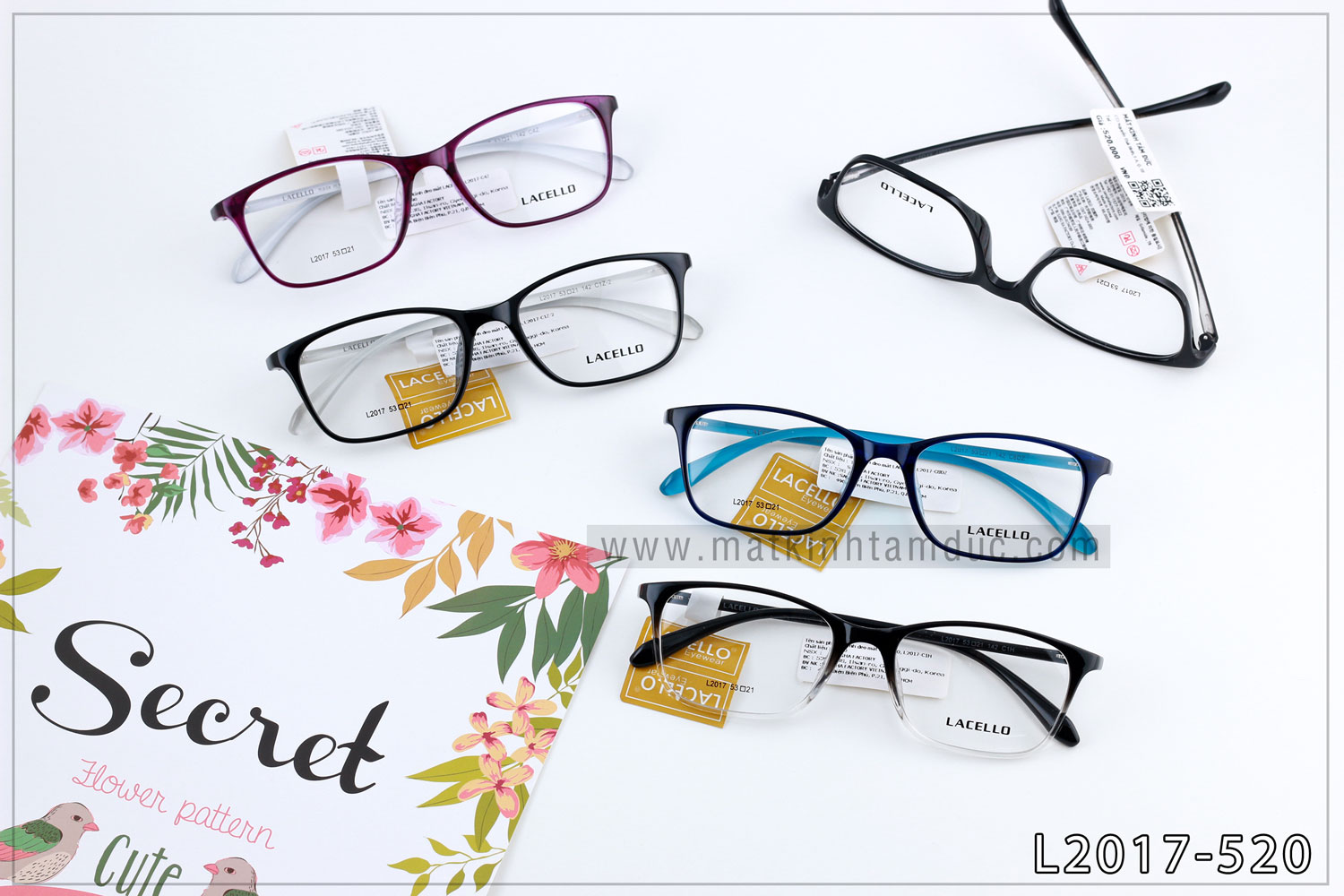 Gọng kính LACELLO L2017 - Ảnh 2