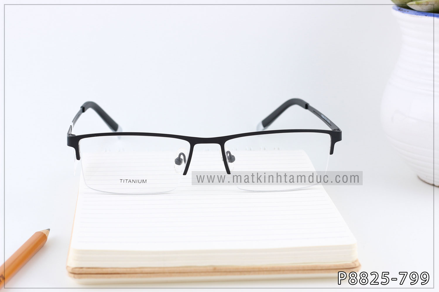 Gọng kính TITANIUM 8825 - Ảnh 4