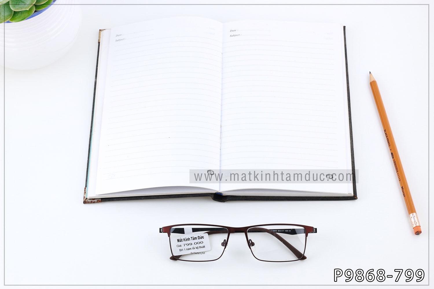 Gọng kính TITANIUM 9868 - Ảnh 2
