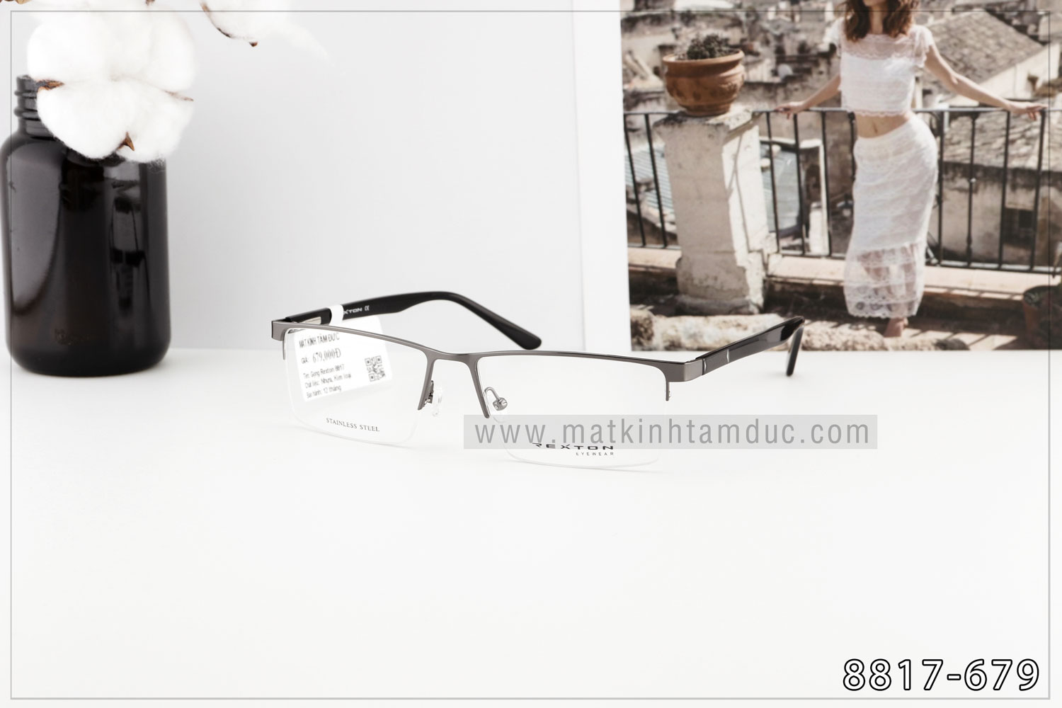Gọng kính Rexton 8817 - Ảnh 1