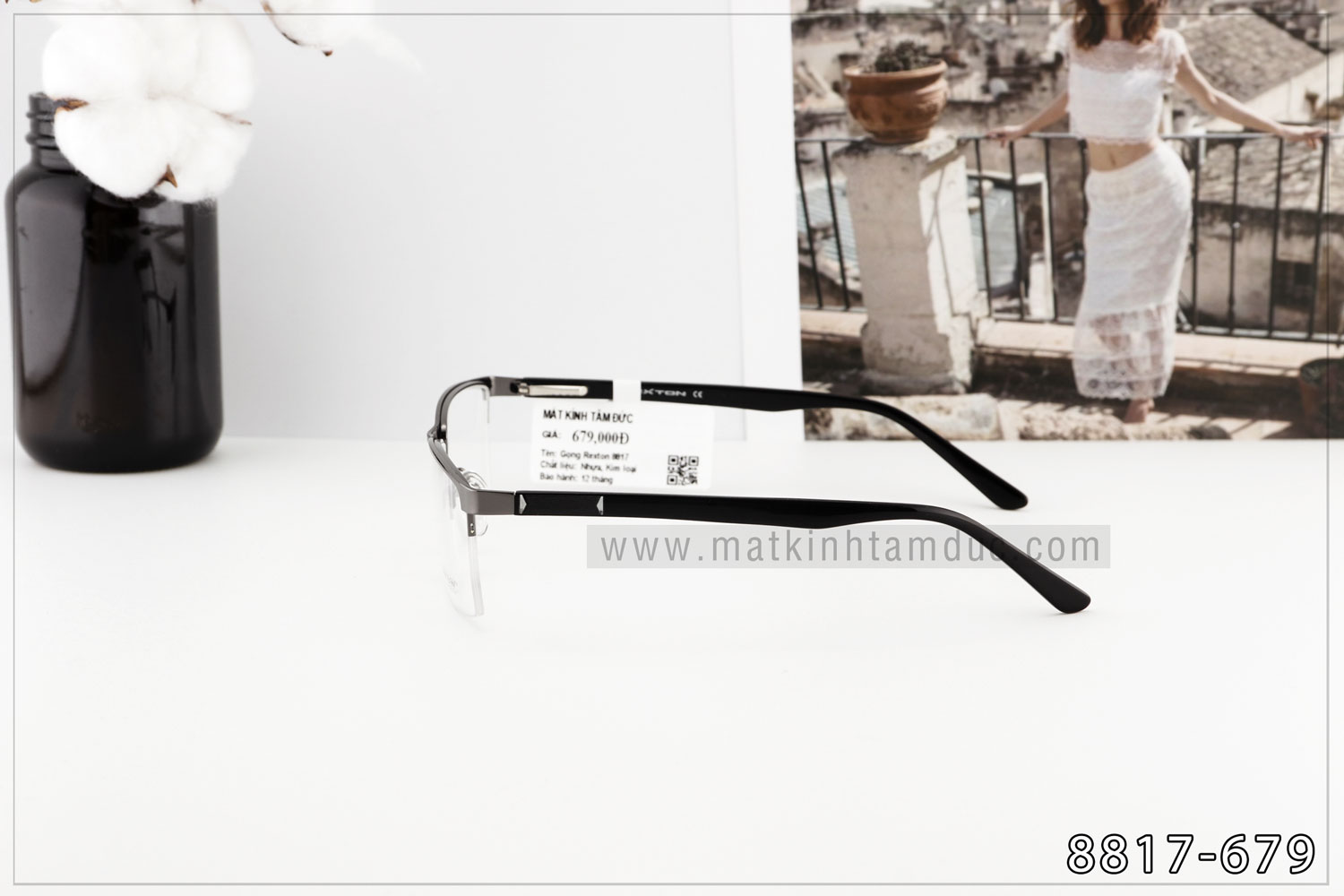 Gọng kính Rexton 8817 - Ảnh 4