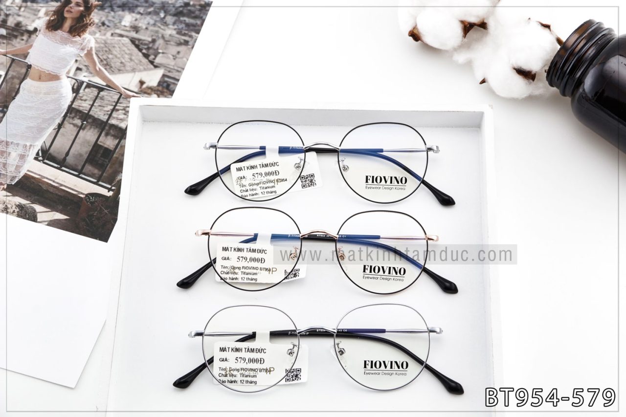 Gọng kính kim loại FIOVINO BT954 - Ảnh 3