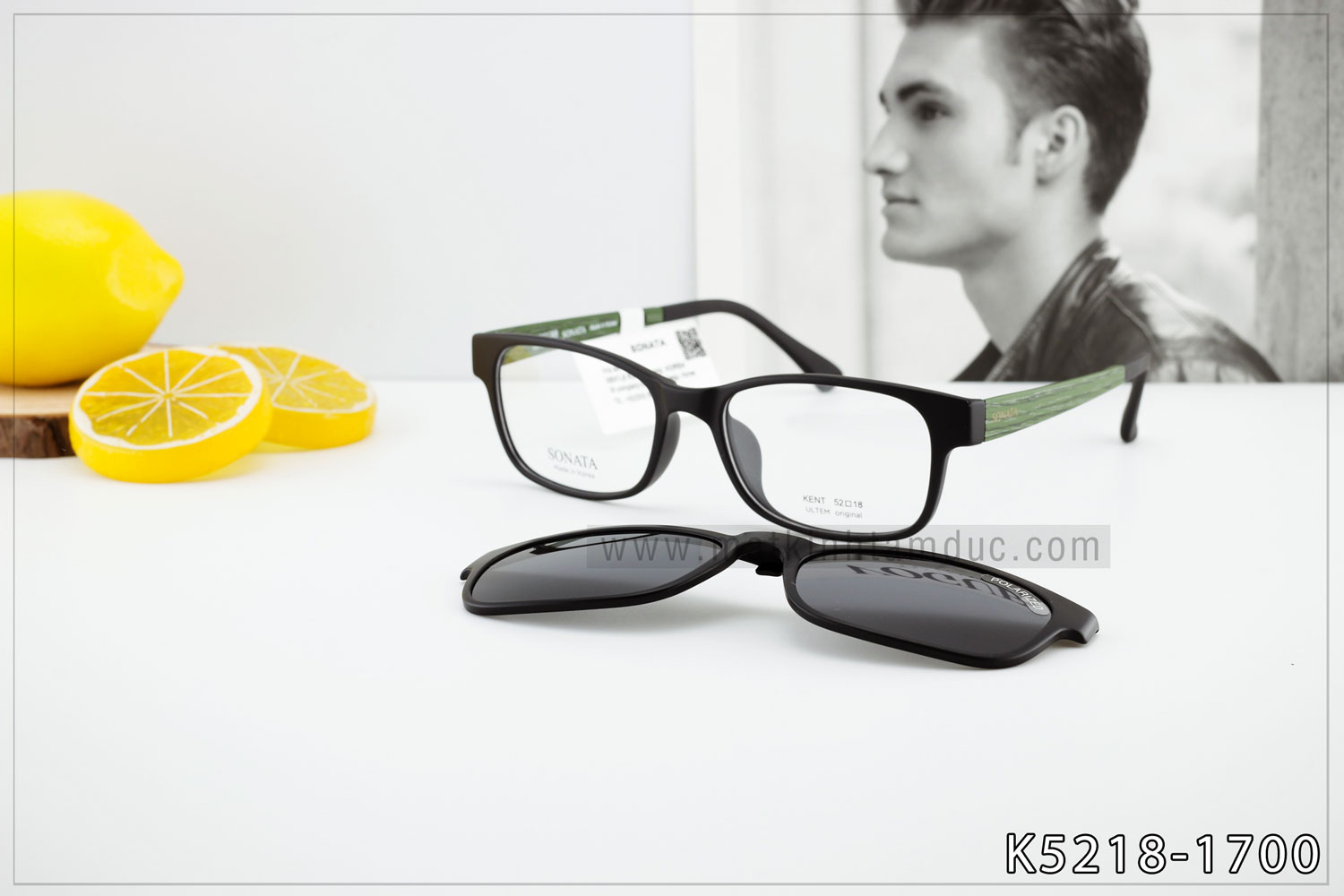 Kính râm tháo lắp cao cấp SONATA K5218 - Ảnh 5