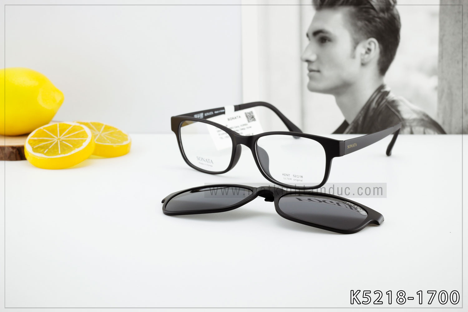 Kính râm tháo lắp cao cấp SONATA K5218 - Ảnh 6