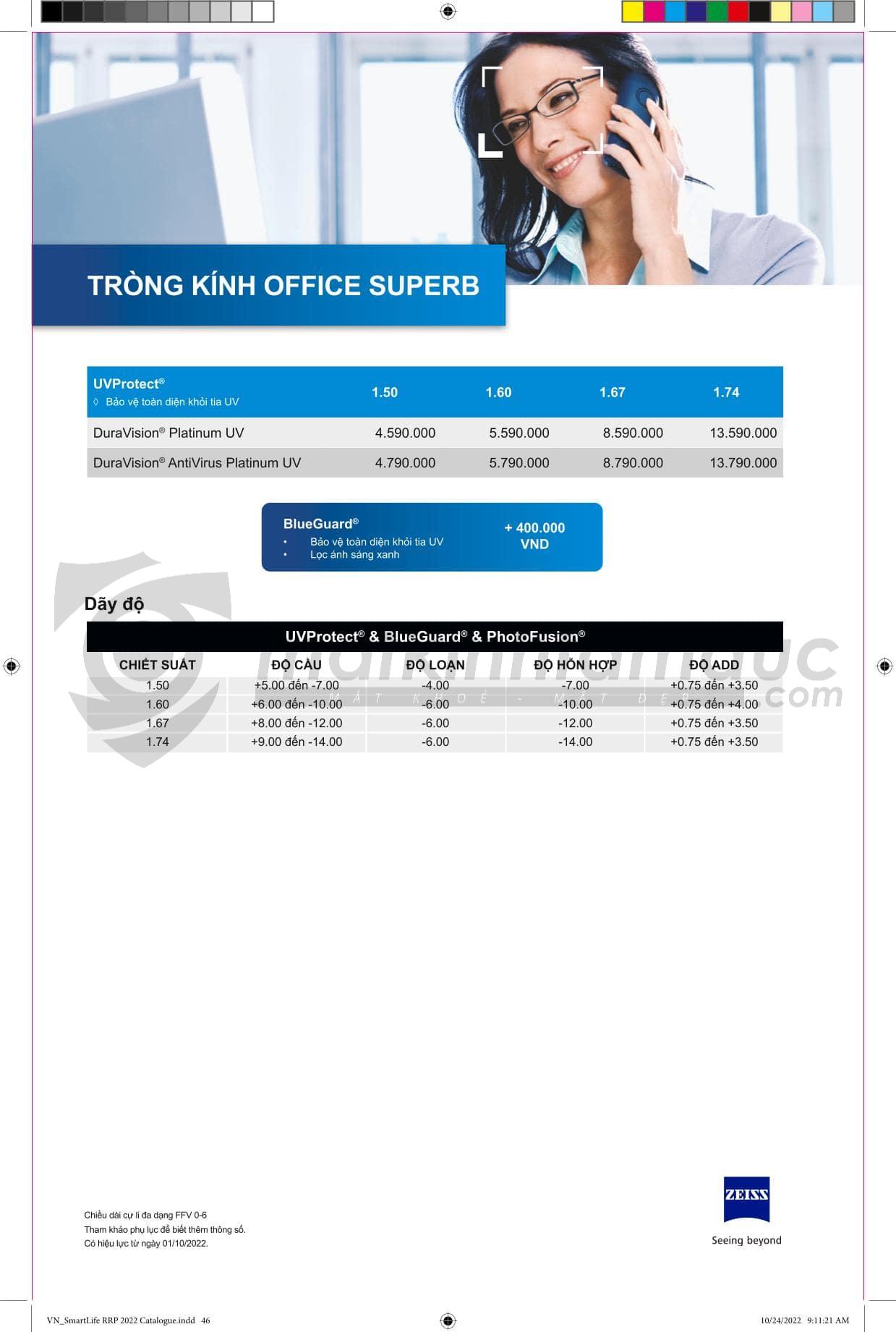 Tròng kính ZEISS DuraVision Platinum UV - Ảnh 20