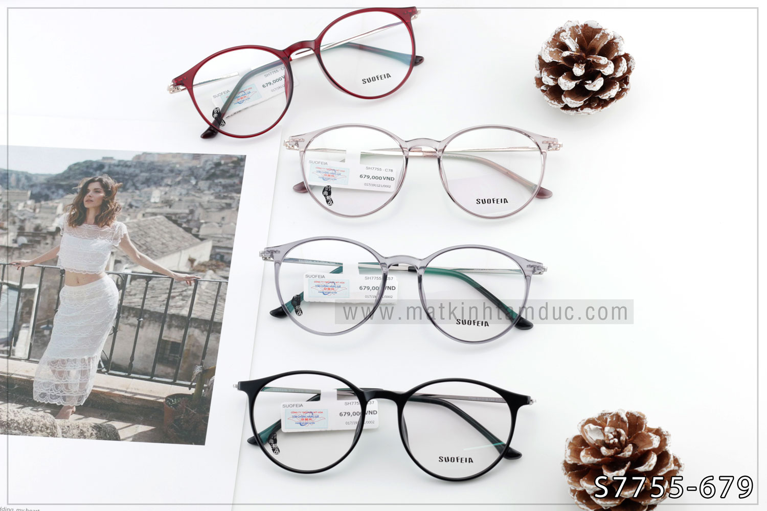 Gọng SUOFEIA S7755 - Ảnh 1