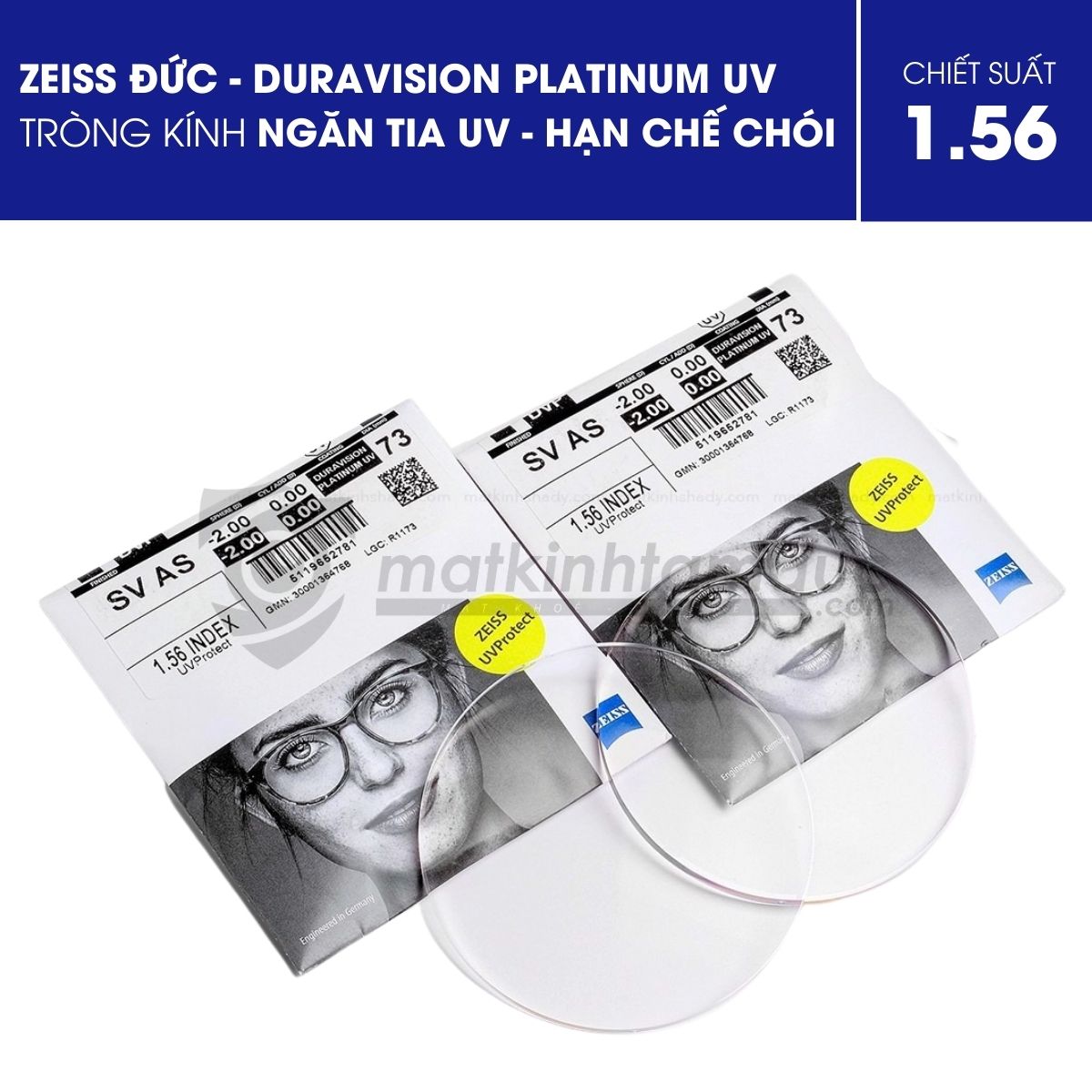 Tròng kính ZEISS DuraVision Platinum UV - Ảnh 6