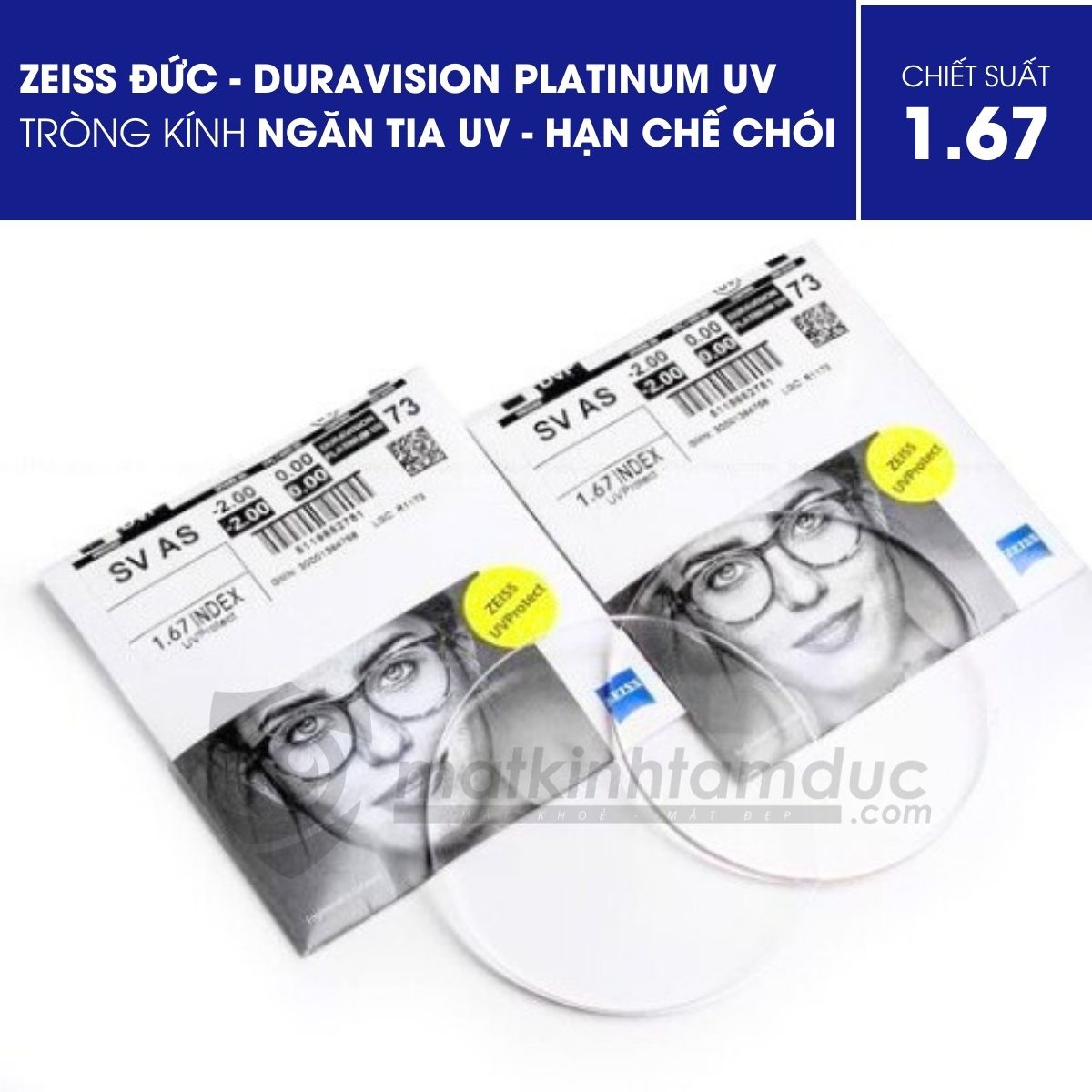 Tròng kính ZEISS DuraVision Platinum UV - Ảnh 8