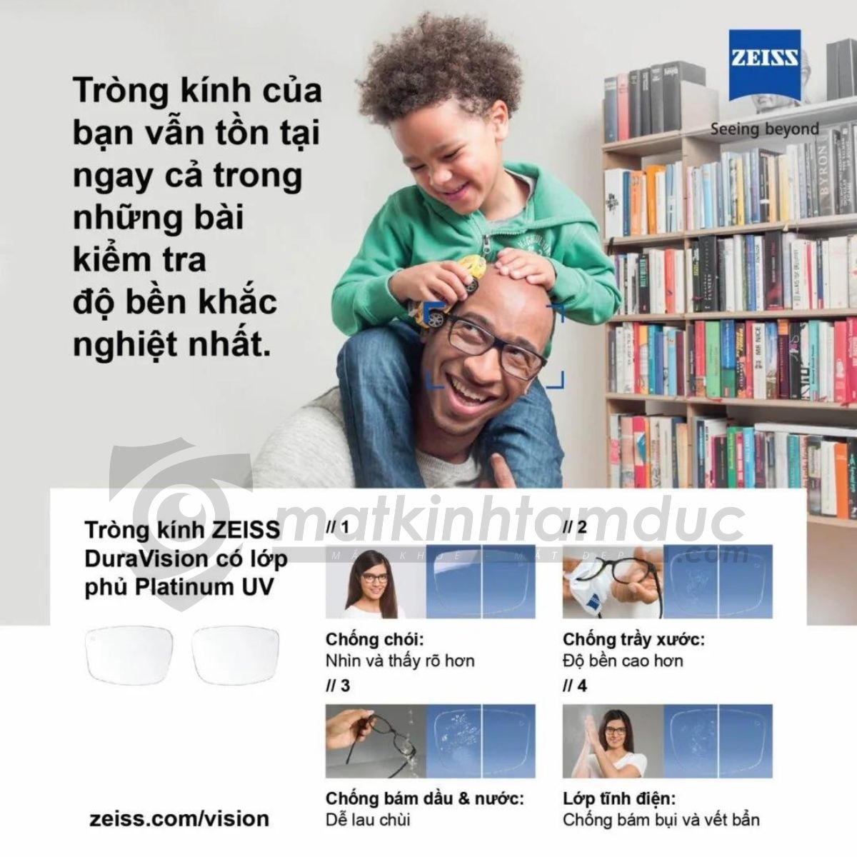 Tròng kính ZEISS DuraVision Platinum UV - Ảnh 12