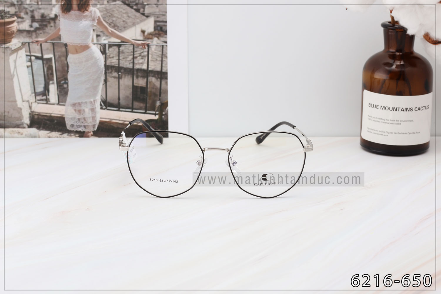 Gọng kính kim loại CAREER MEN 6216 - Ảnh 2