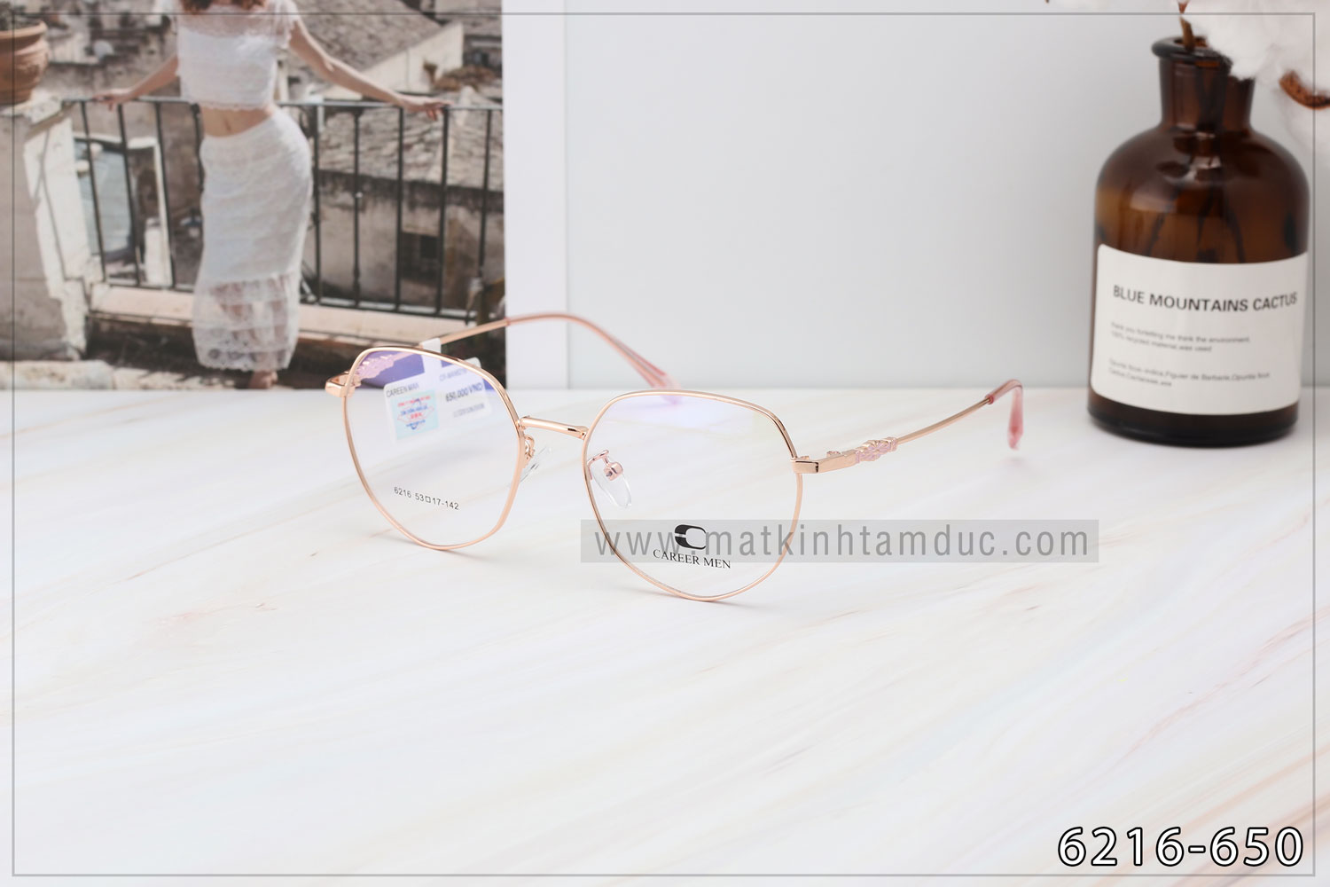 Gọng kính kim loại CAREER MEN 6216 - Ảnh 1