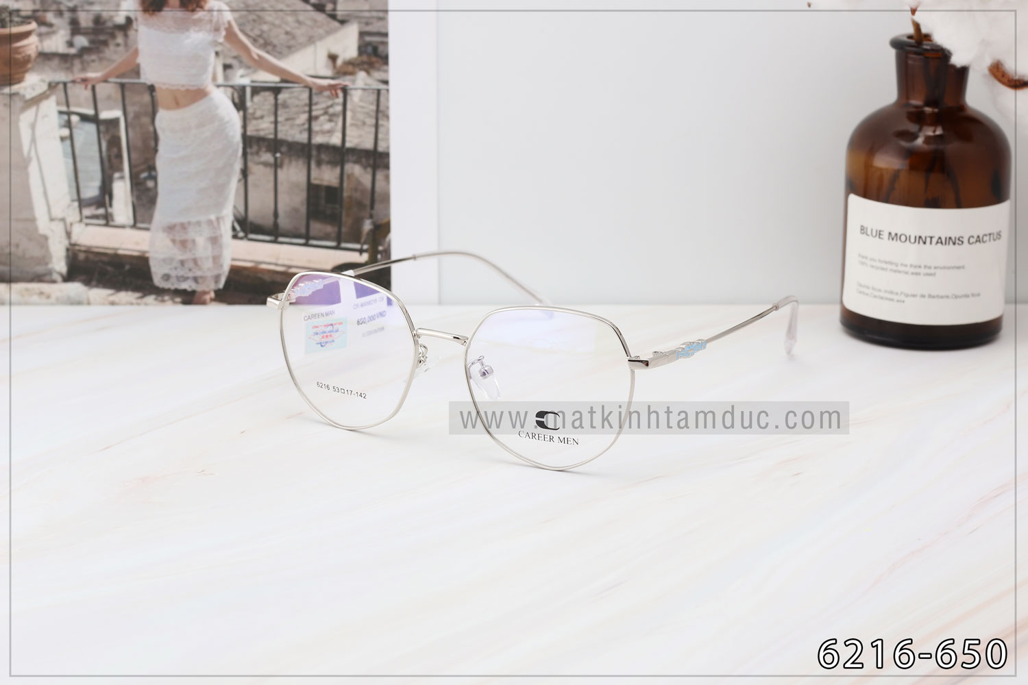 Gọng kính kim loại CAREER MEN 6216 - Ảnh 5