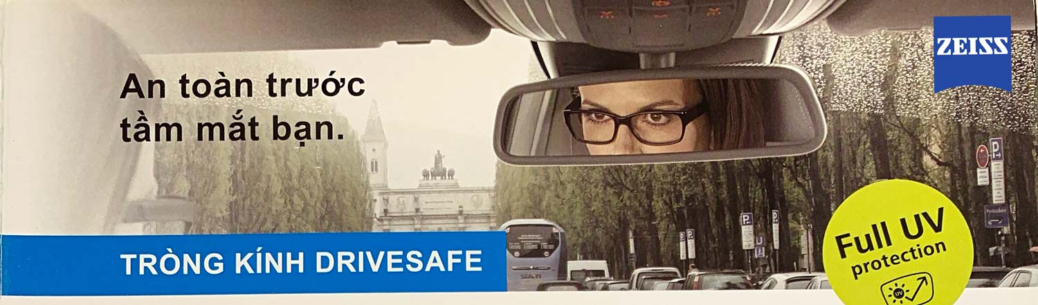 ZEISS DRIVE SAFE - Tròng kính lái xe an toàn & dễ dàng ZEISS DRIVE SAFE - Tròng kính lái xe an toàn & dễ dàng