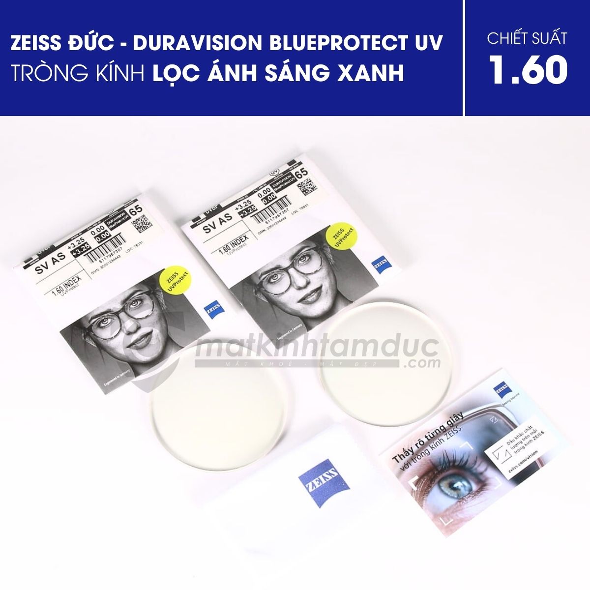 ZEISS DuraVision BlueProtect UV - Tròng kính ánh sáng xanh - Ảnh 4