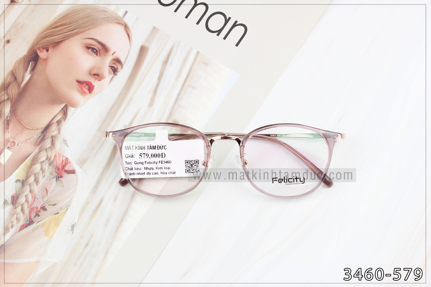 Gọng kính FELICITY 3460 - Ảnh 6