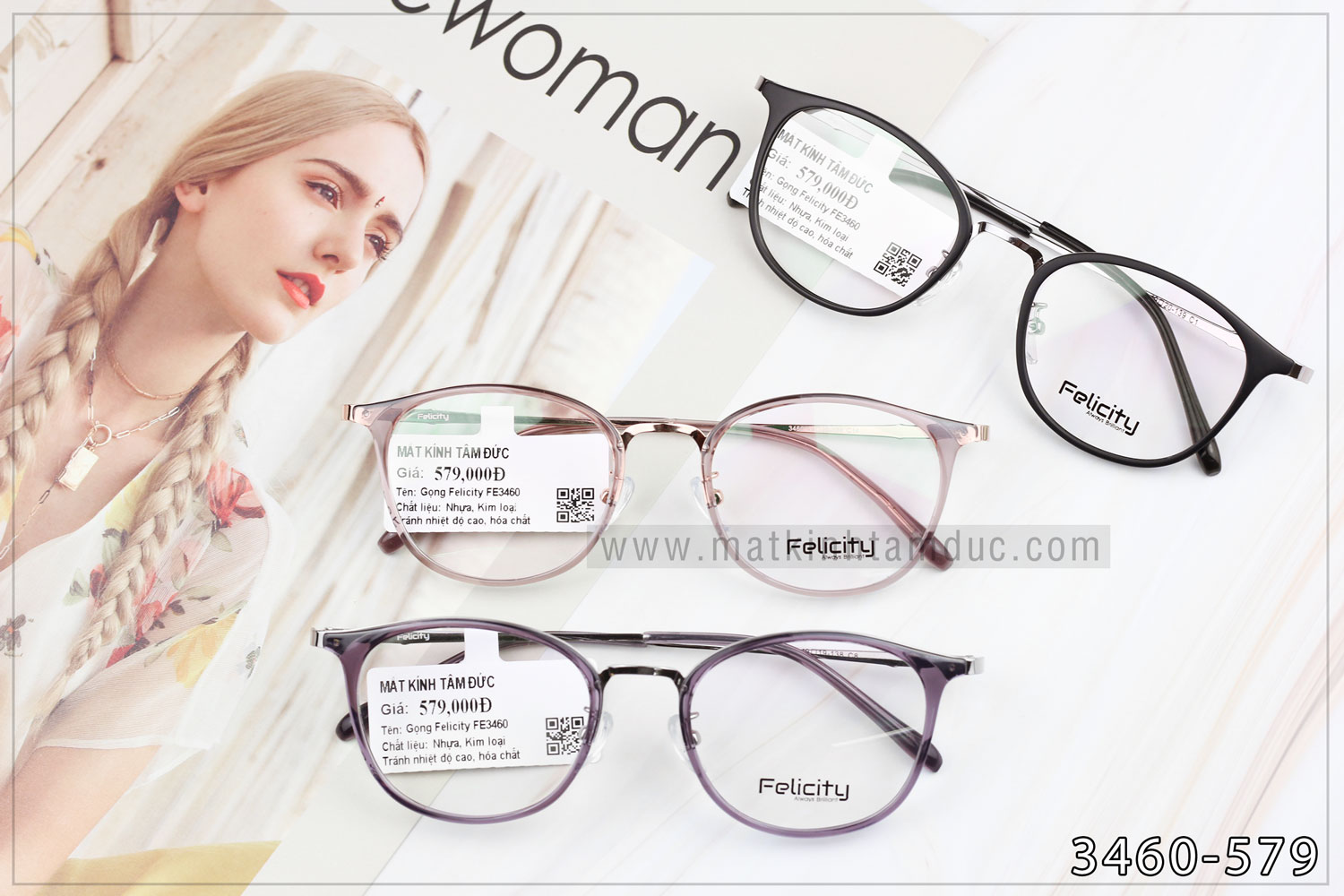 Gọng kính FELICITY 3460 - Ảnh 7