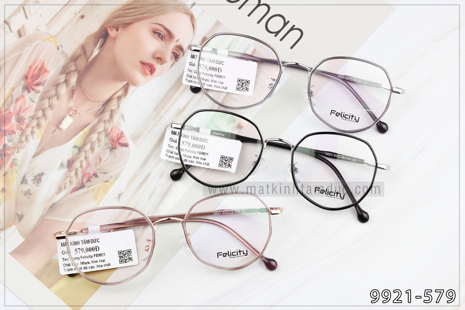 Gọng kính FELICITY 9921 - Ảnh 7