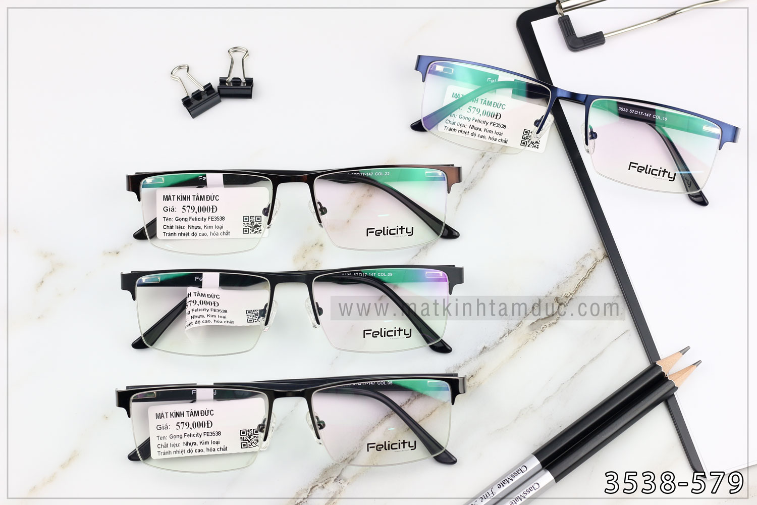 Gọng kính FELICITY 3538 - Ảnh 8